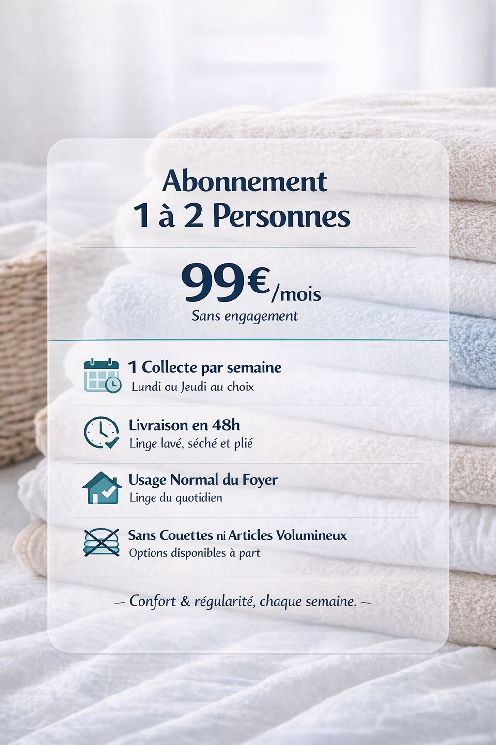 Abonnement 1-2 personnes