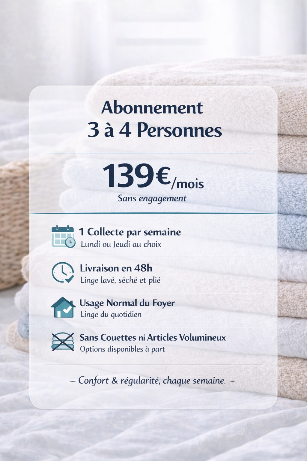 Abonnement 3-4 personnes